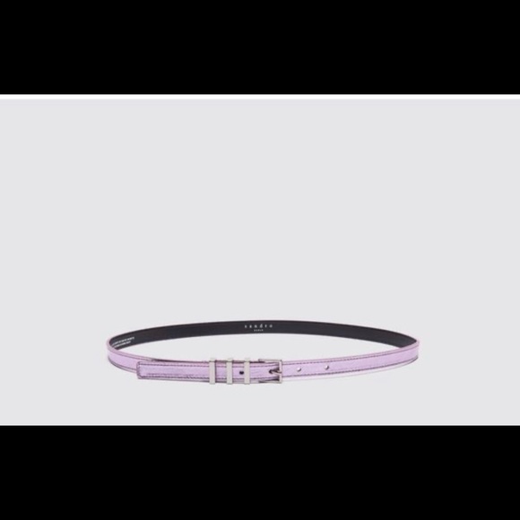 Sandro metallic pink belt - Picture 2 of 5